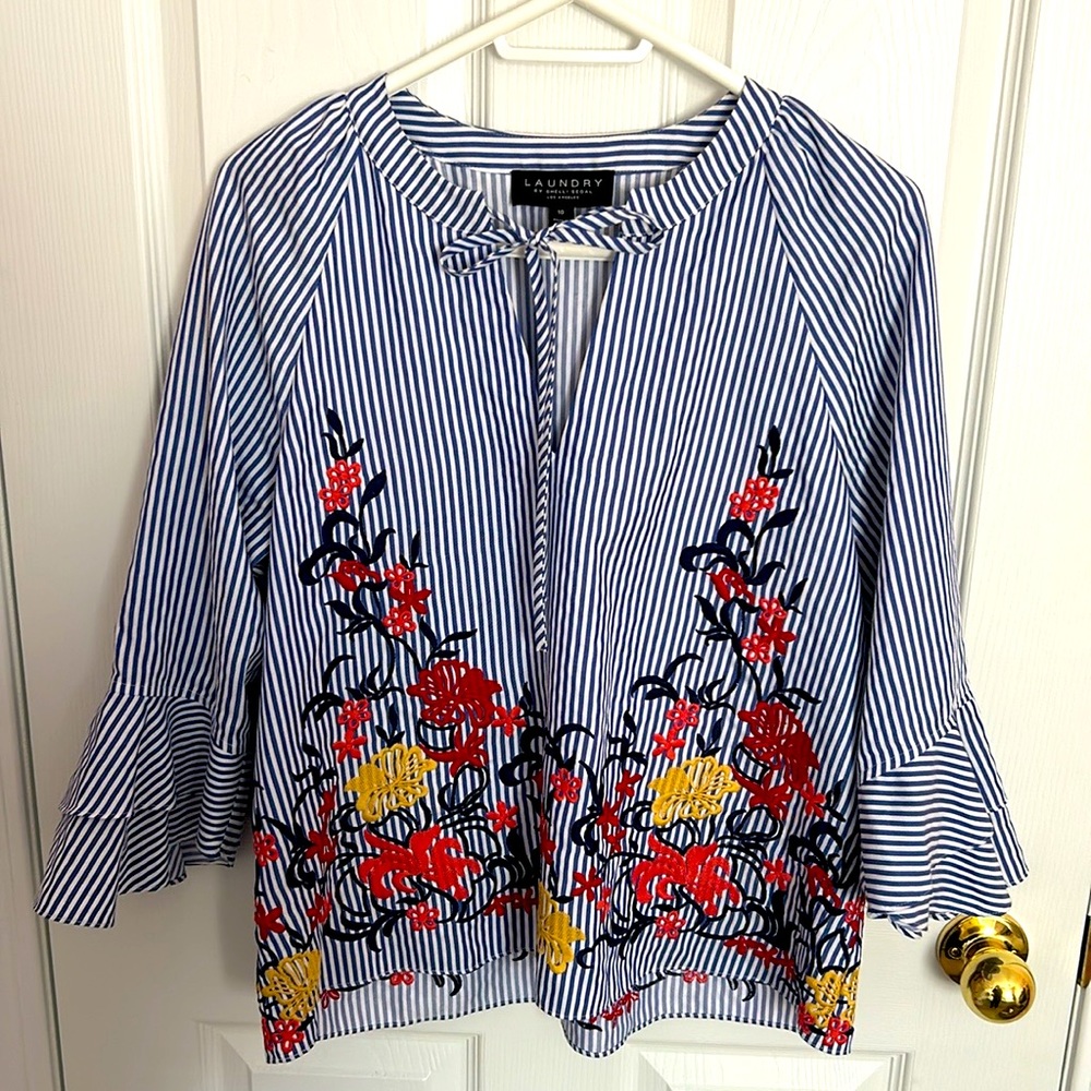 Laundry by Shelli Segal blouse, size 10